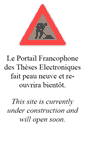 Mobile Screenshot of cybertheses.francophonie.org
