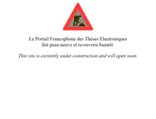 Tablet Screenshot of cybertheses.francophonie.org